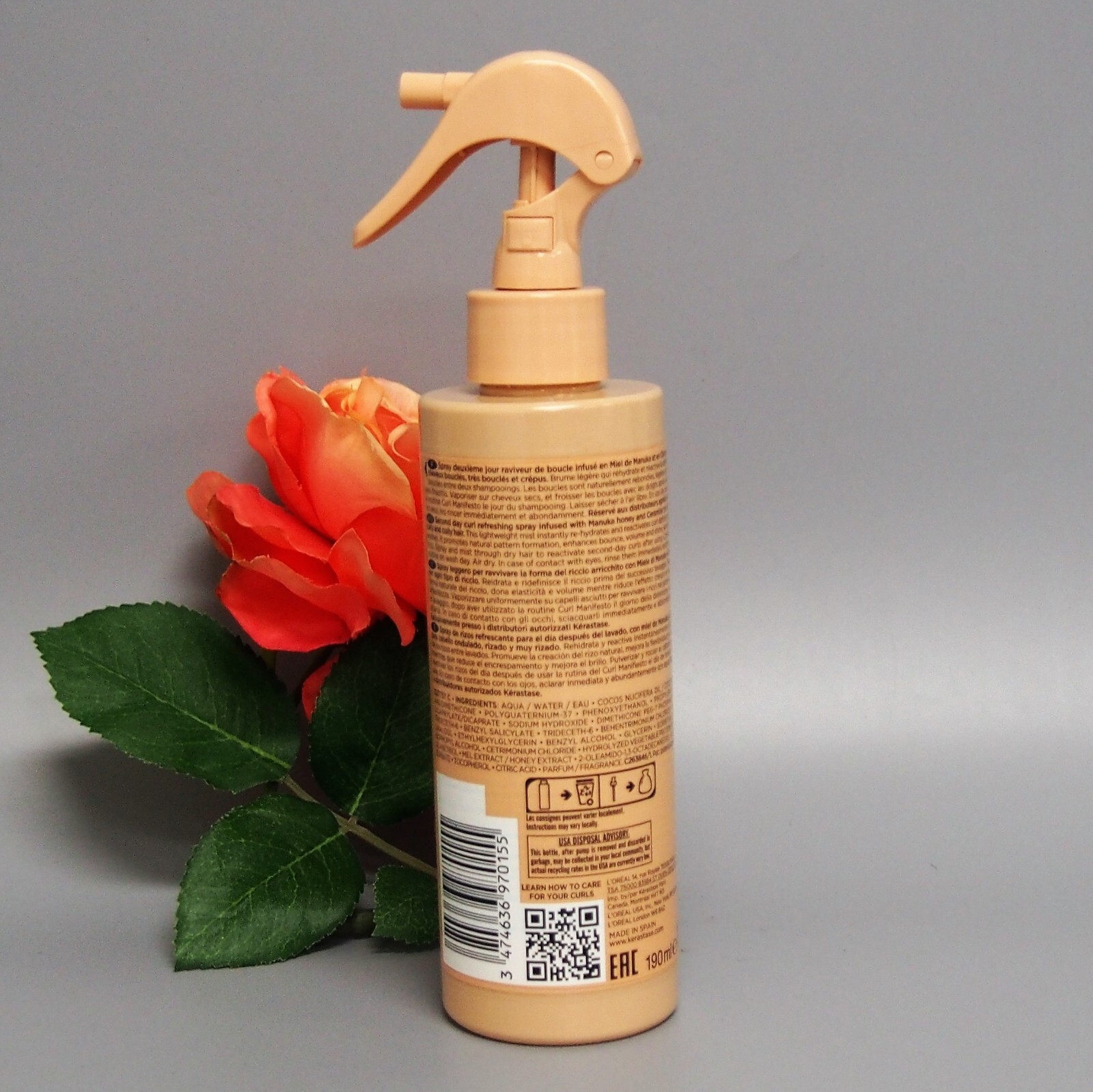 Kerastase Curl Manifesto Refresh Absolu Curl Refreshing Spray 190ml 6.4oz