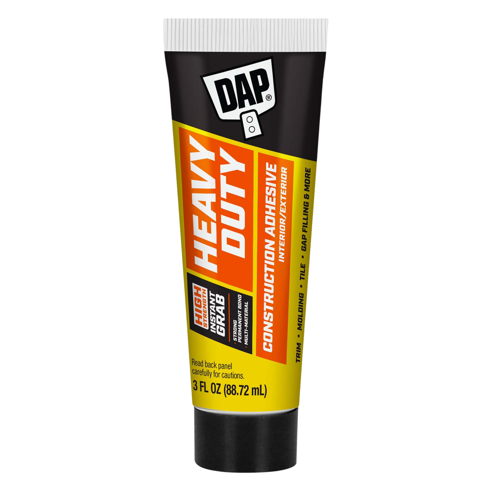 DAP Heavy Duty Construction Adhesive: 3 oz. (White)