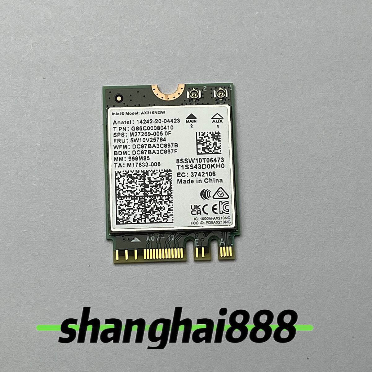 new AX210 for lenovo WIFI 6E card WLAN Bluetooth AX210NGW SW10T06473 5W10V25784