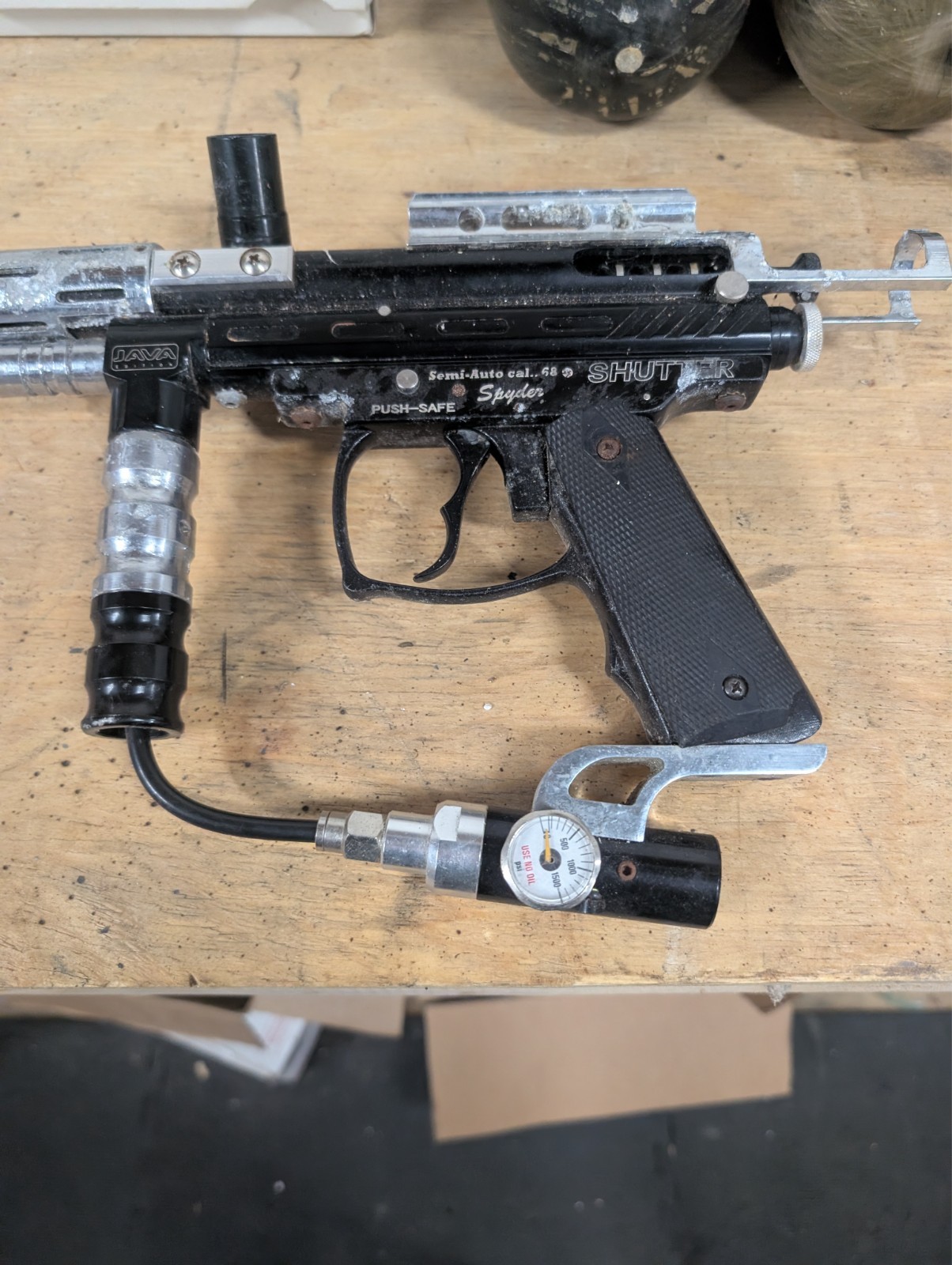 Spyder E99 Avant Paintball Gun E-Marker Black