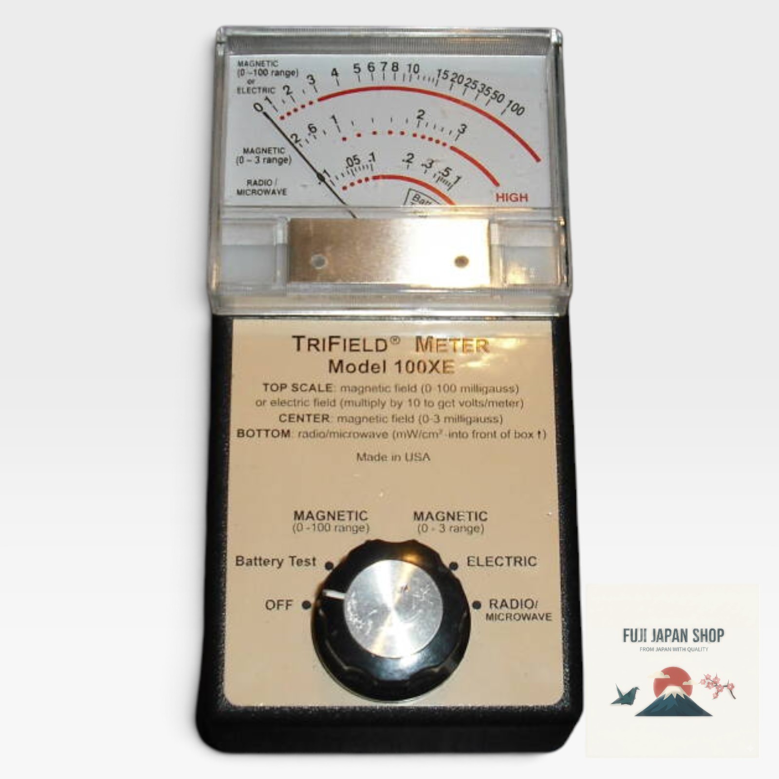 TriField Meter 100XE EMF Gaussmeter Magnetic Electric RF Analog USA Used