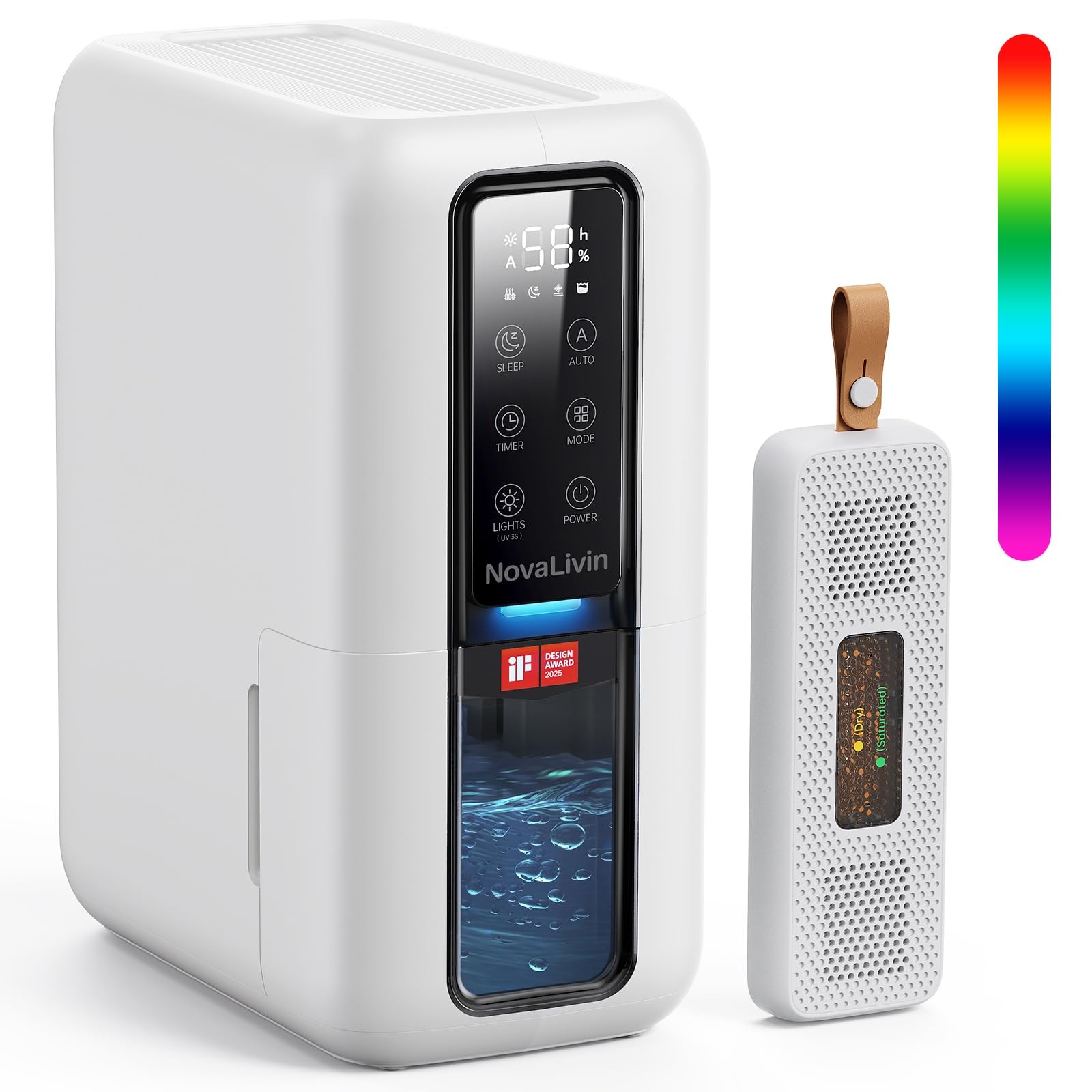 Dehumidifier for Home, Dehumidifiers Bathroom, Bedroom, small, White