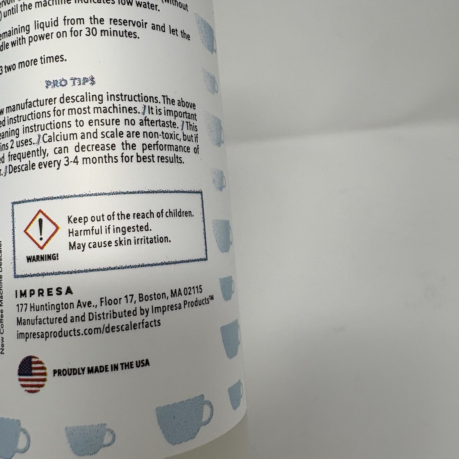 Keurig Descaler (2 Uses Per Bottle) Universal Descaling Solution 4 Pack