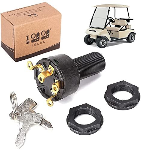 10L0L Golf Cart Ignition Key Switch for Club Car DS 1996-up Gas 101826301