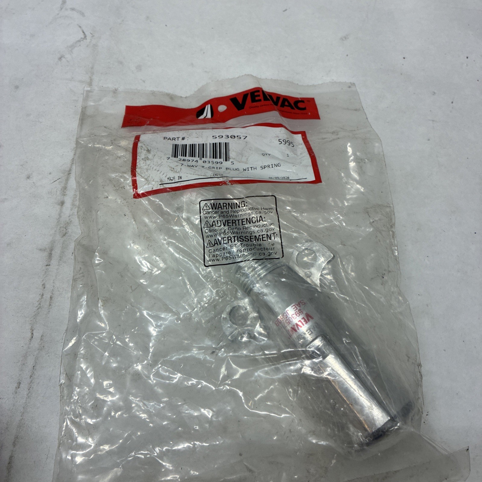 Velvac 593057 Plug,7-Way