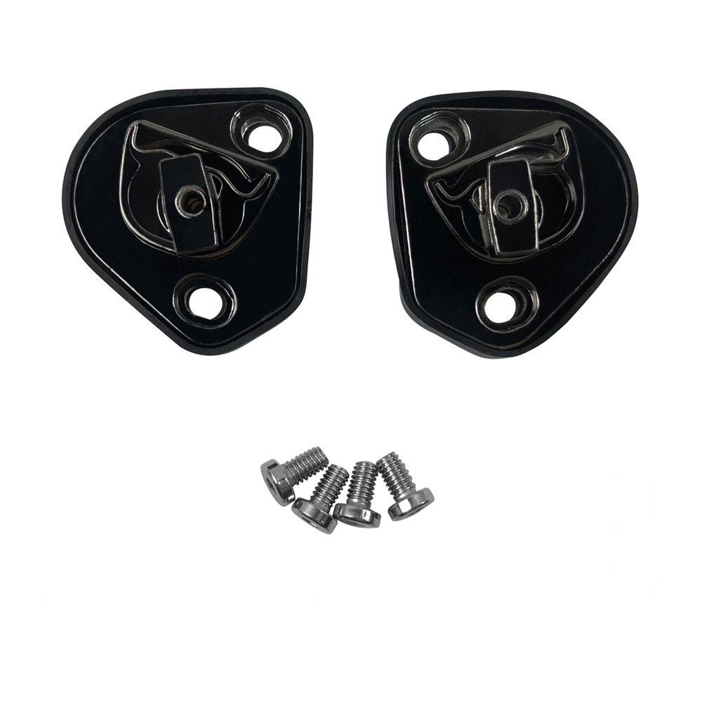 A Pair of Pivot Kit Base Plate Visor Mechanism For Pista GP R GP RR Corsa Helmet