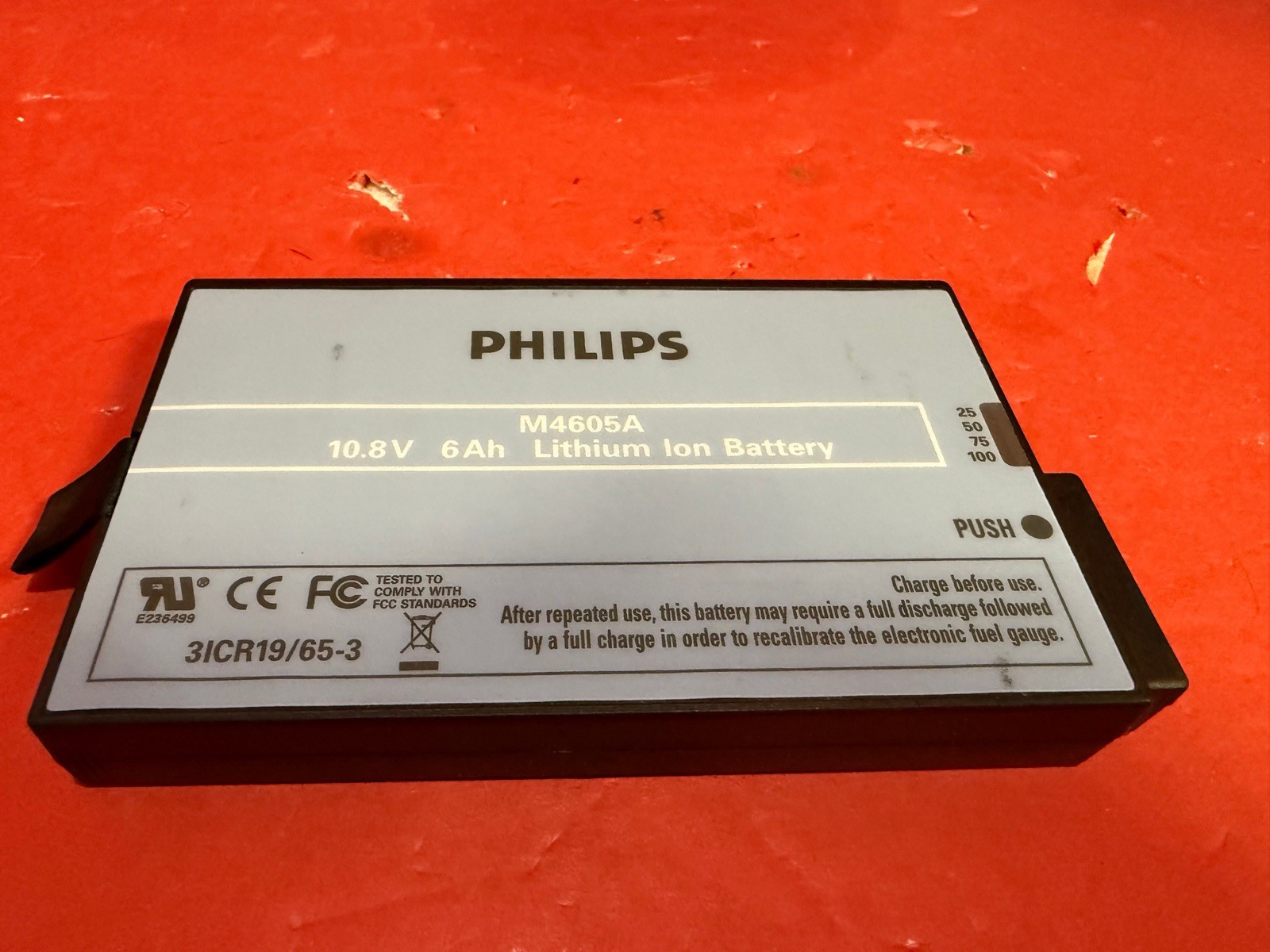 Philips M4605A 989803210521 LITHIUM-ION BATTERY 10.7 V Genuine Philips OEM