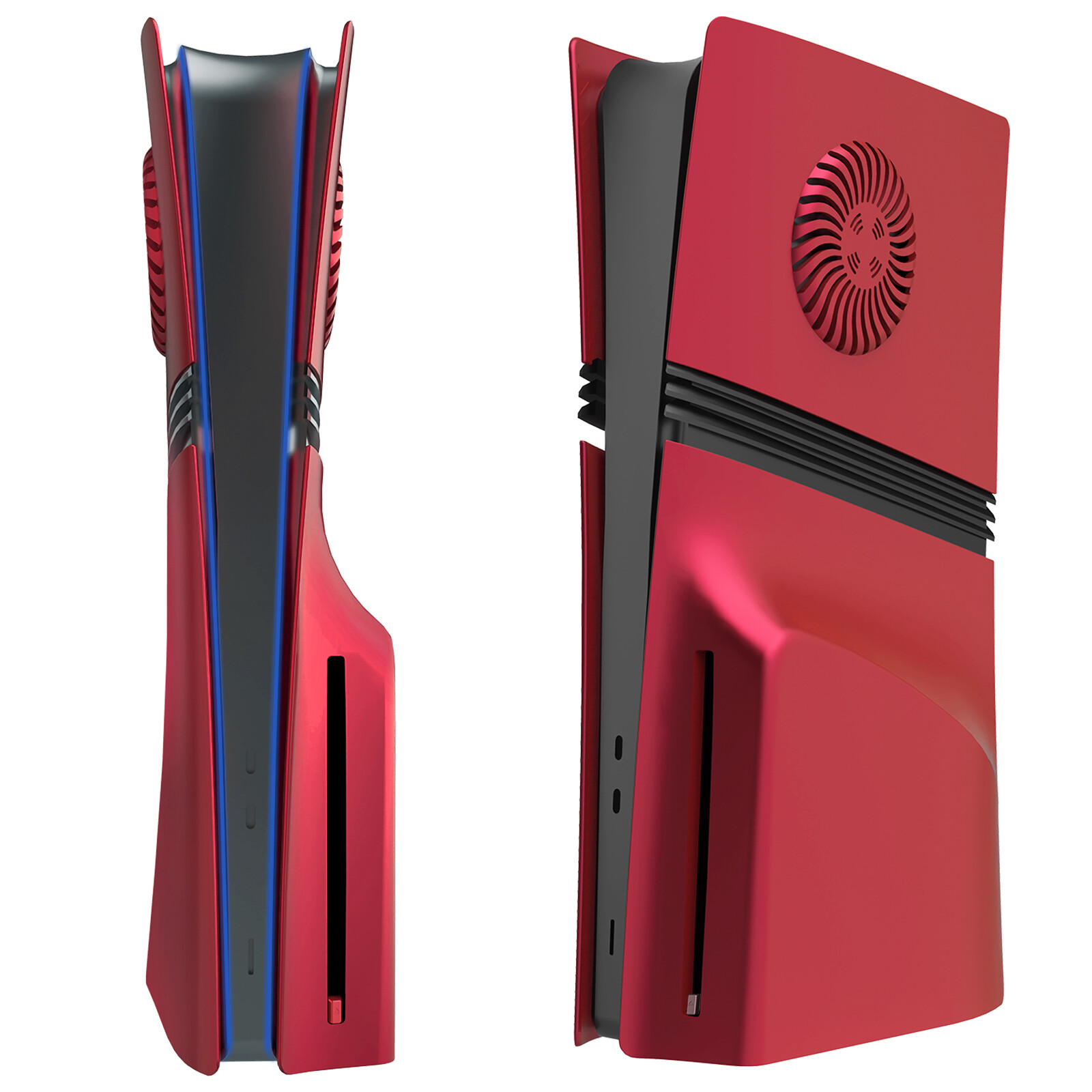 For PS5 PRO Console Ventilated Version Housing For PS5 PRO Red Protective Shell