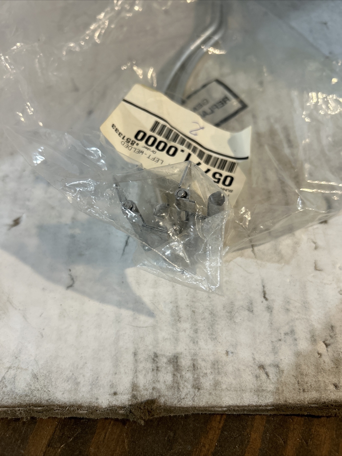*2-PACK* 05771.0000 Bunn Funnel Rail Assembly, Left-Welded (SP120)