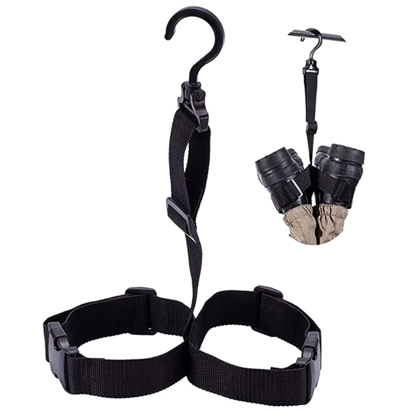 Fishing Wader Boot Hanger Strap Belt for Drying Wader Rack Storage Drying Tool