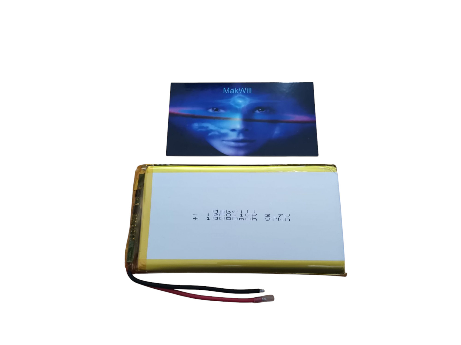 MakWill 3.7 V 10000 mAh Lithium Polymer Rechargeable Battery 36-37 Wh