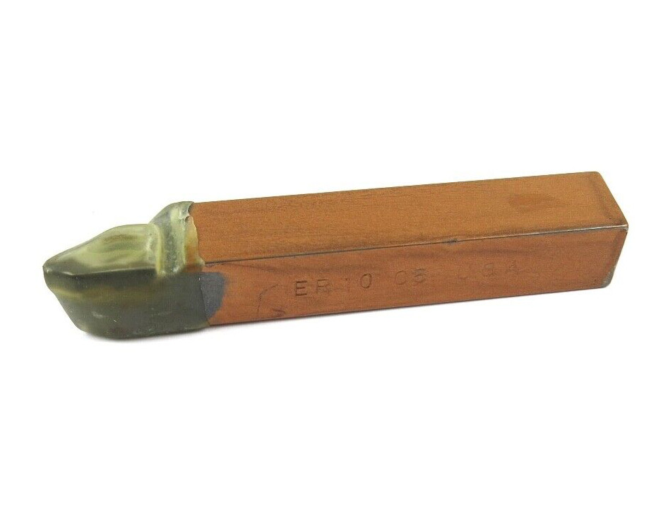 ACT ER-10 C5 Grade Carbide Brazed Lathe Tool Bit RH 60° Angle 5/8" Shank