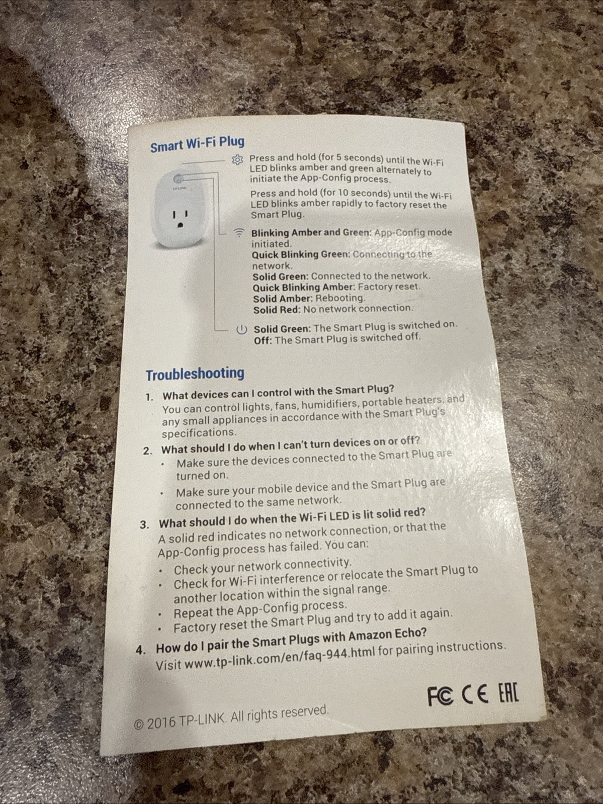 TP-Link HS100 Wi-Fi Smart Plug Great Condition