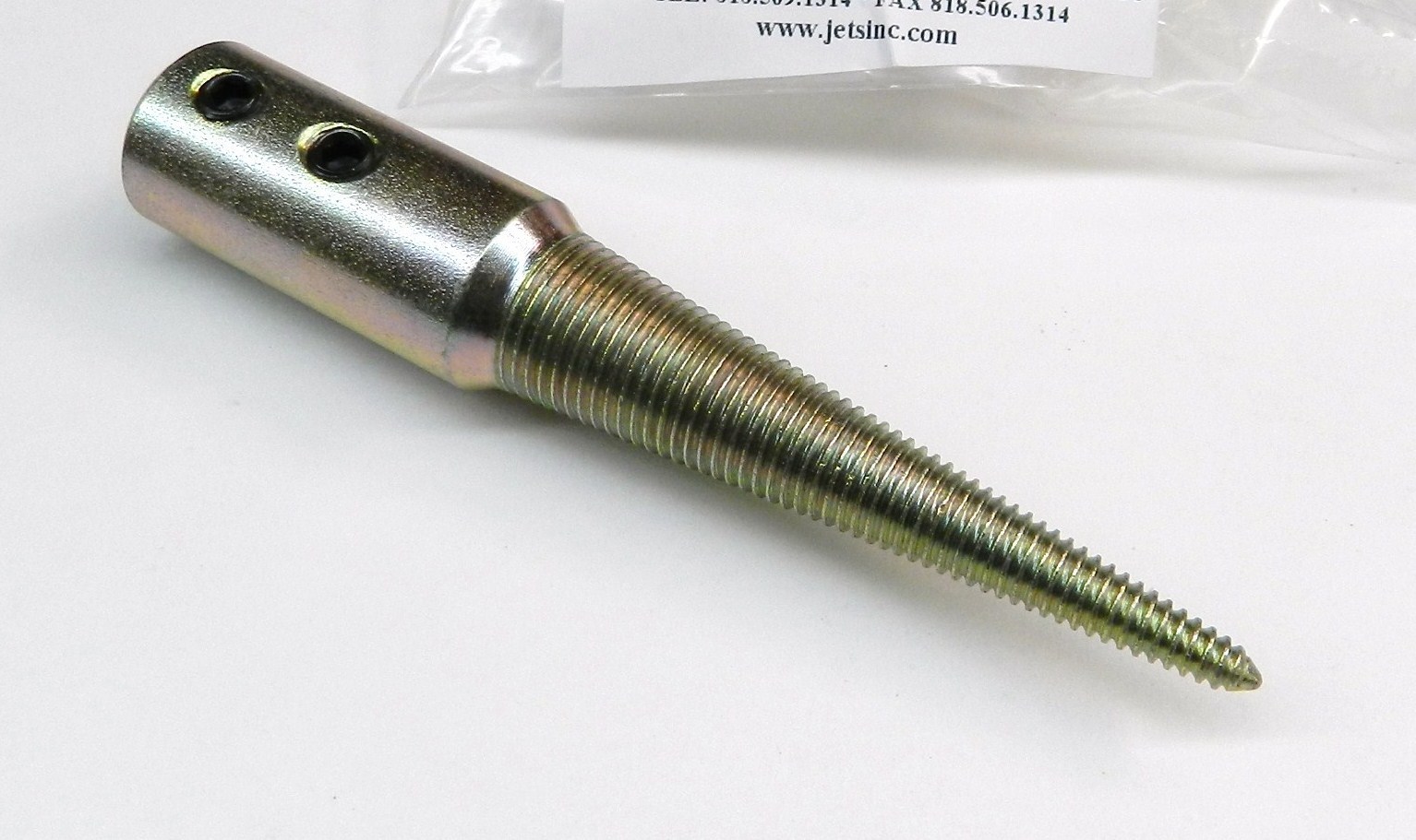 Spindle Tapered 1/4" Arbor Hole Tapered Threaded Right Hand Grinder-Buffer-Motor