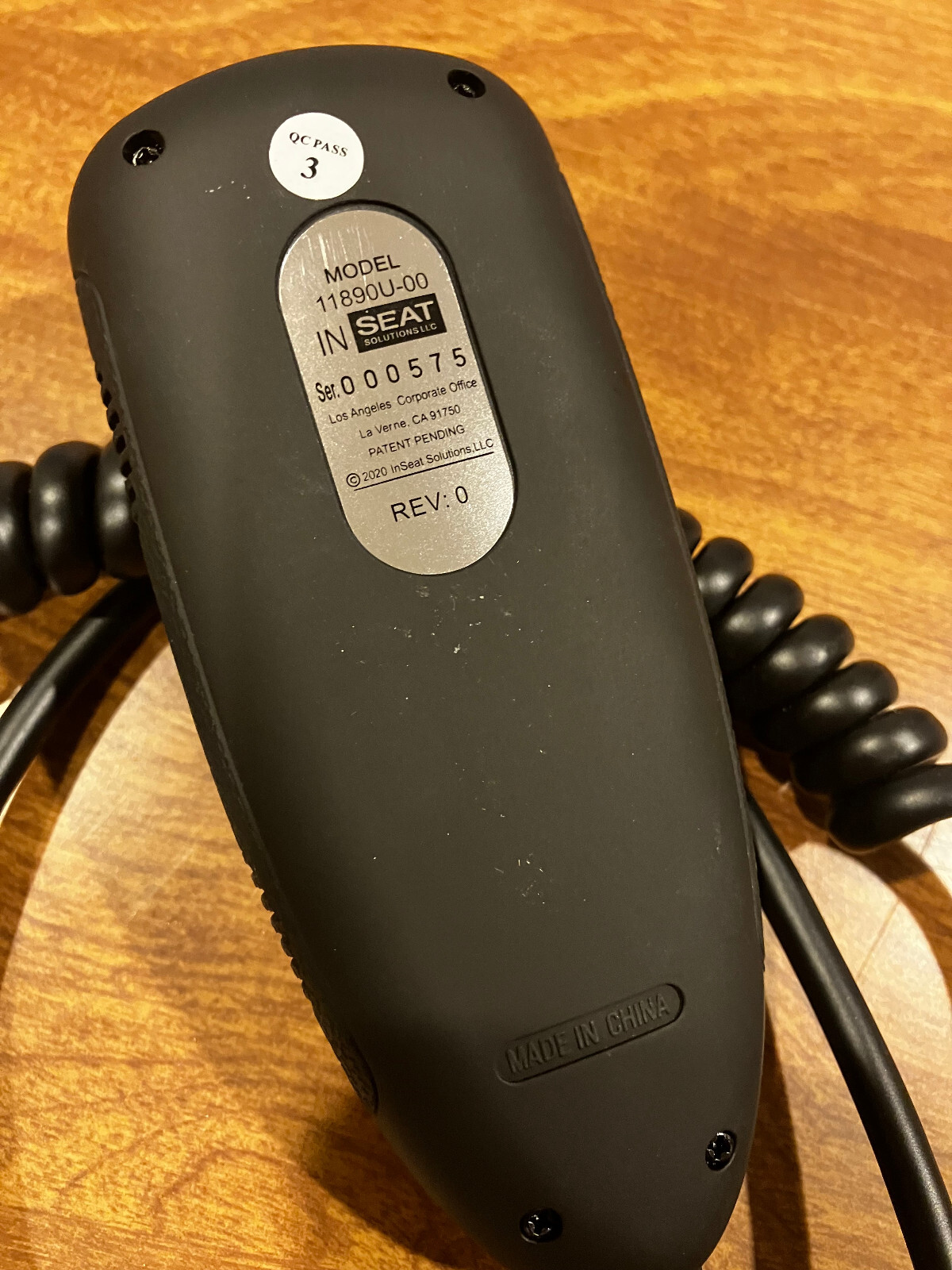 NEW InSeat 11890U-00 Replacement Remote for La-Z-Boy 10.000098 w/ Heat 11890U-07