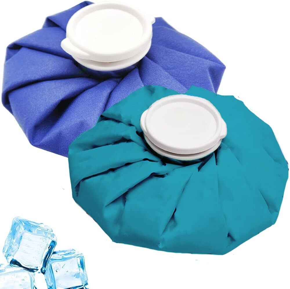 2 Pcs Reusable Ice Bag, Sport Injury Ice Bag Hot & Cold Therapy Ice Bags 9 in