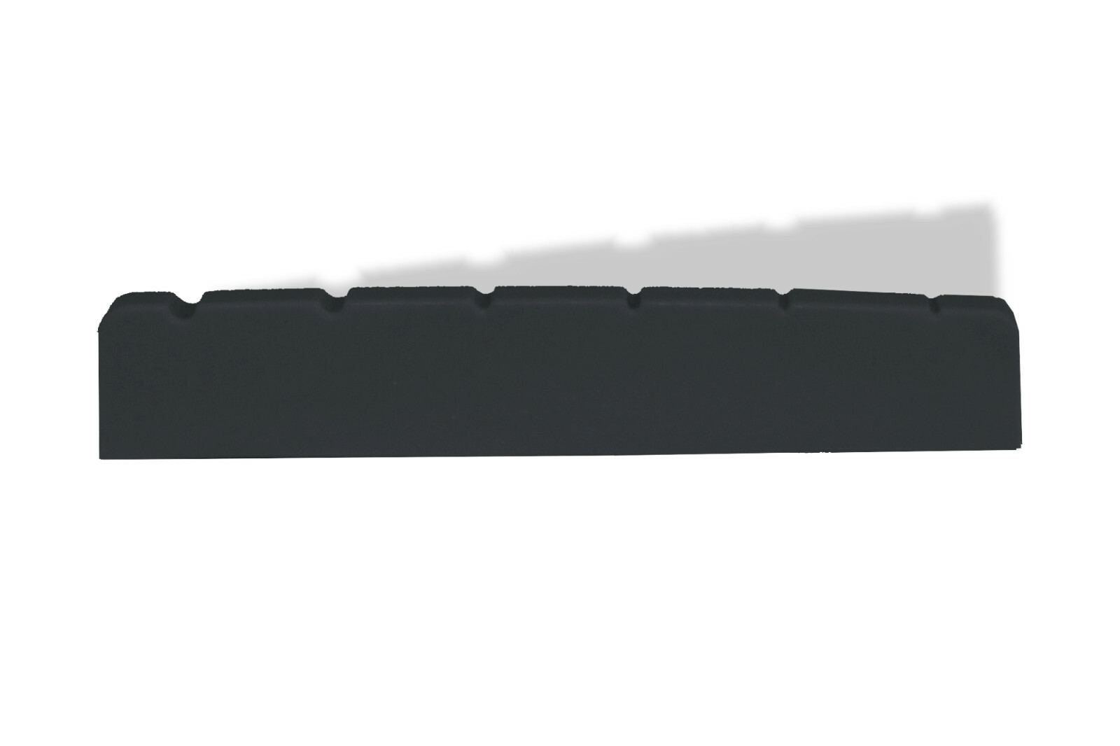 Nut Flat Bottom 1 11/16 43mm Acoustic 16r Slotted Black 109307BK