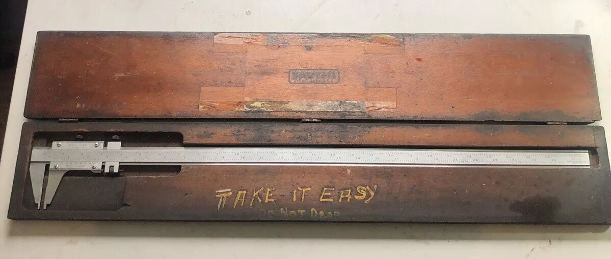 Starrett No 123 26” Master Vernier Caliper Hardened And Stabilized Master Bar