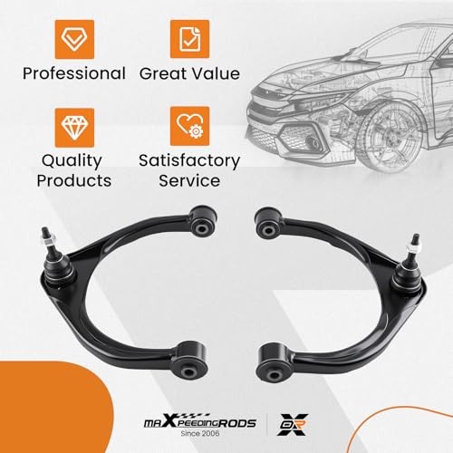 maXpeedingrods 2Pc Front Upper Control Arm w/Ball Joint for Dodge Left & Right