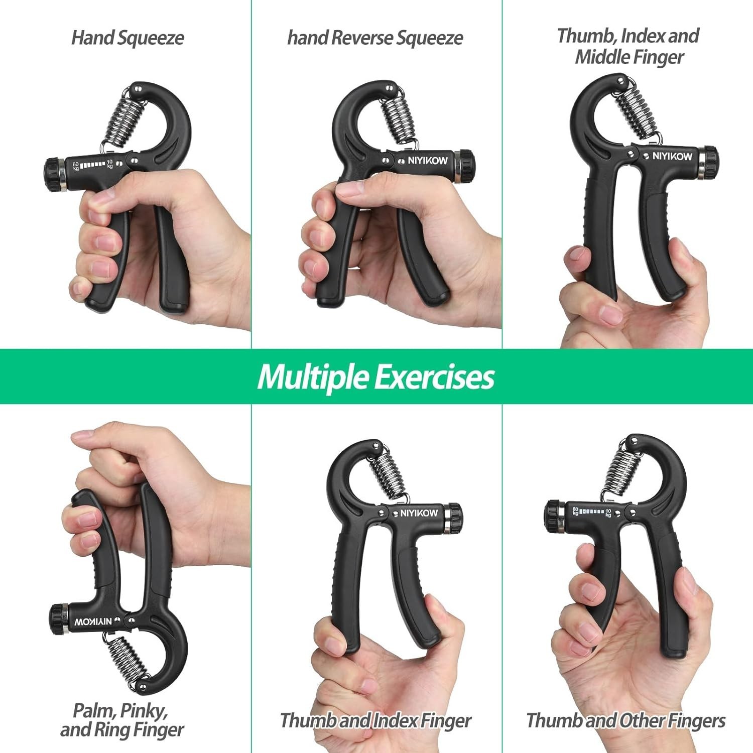 Lightweight & Portable Grip Strength Trainer - Ideal for Home or Office Workouts