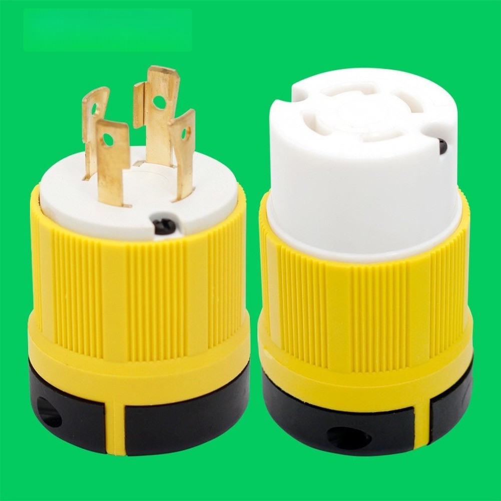 RV Four Core Anti Drop Socket L14-30P L14-30C ABS Electrical Connector