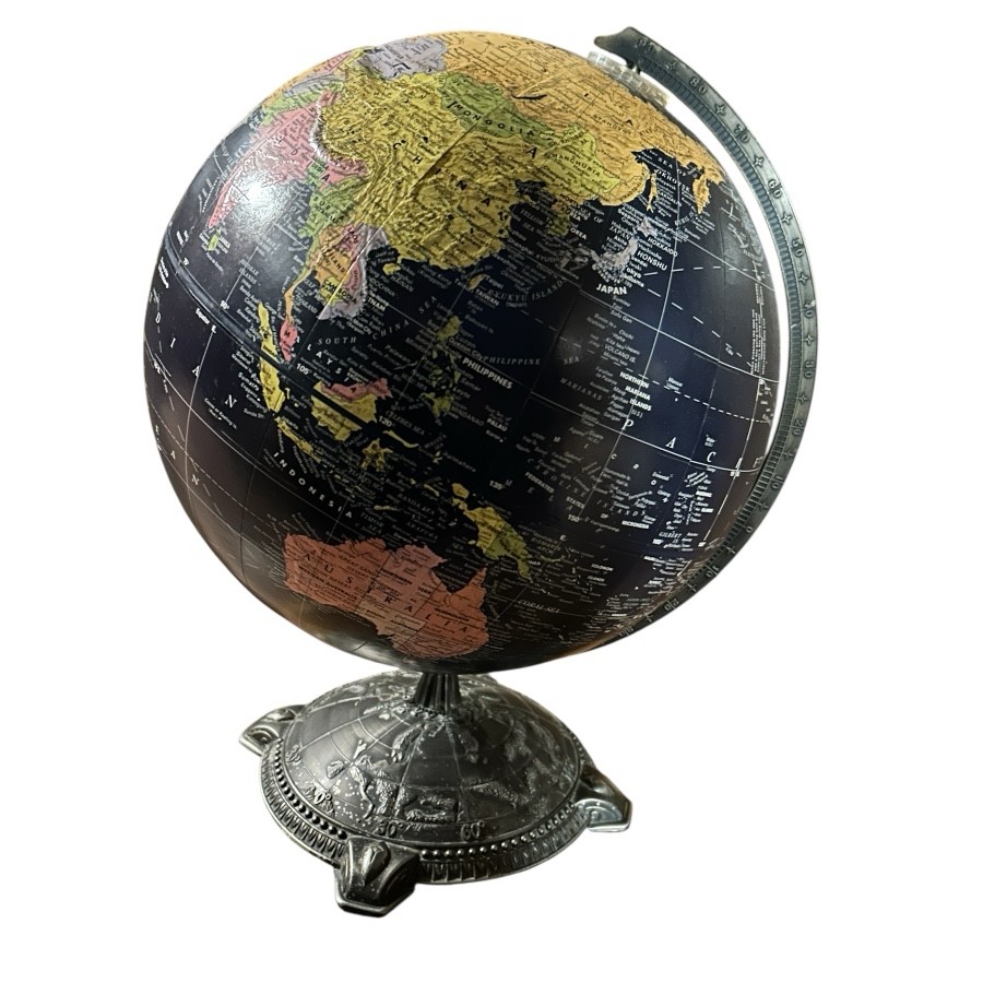 Replogle Globemaster 12" World Globe with metal base VINTAGE 1990's