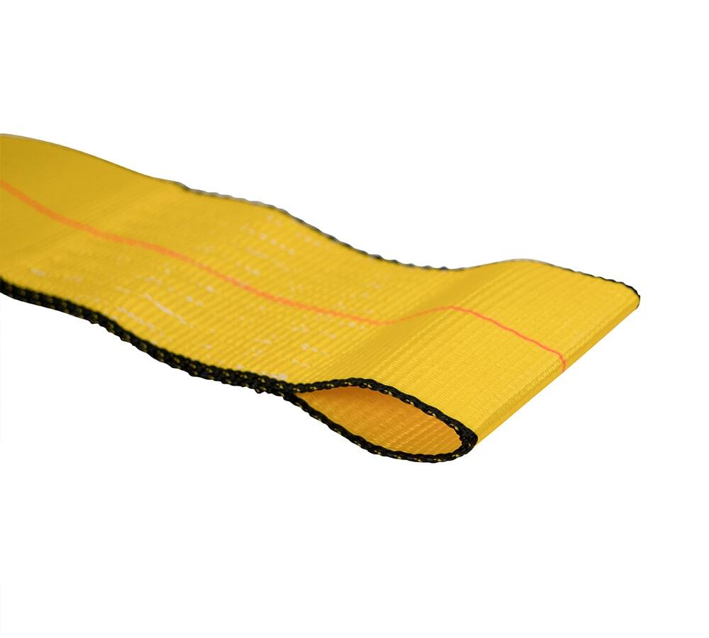 2 Pack 4"x5' Roll Off Container Winch Strap with Flat Hook 5400 # WLL Bolt-On