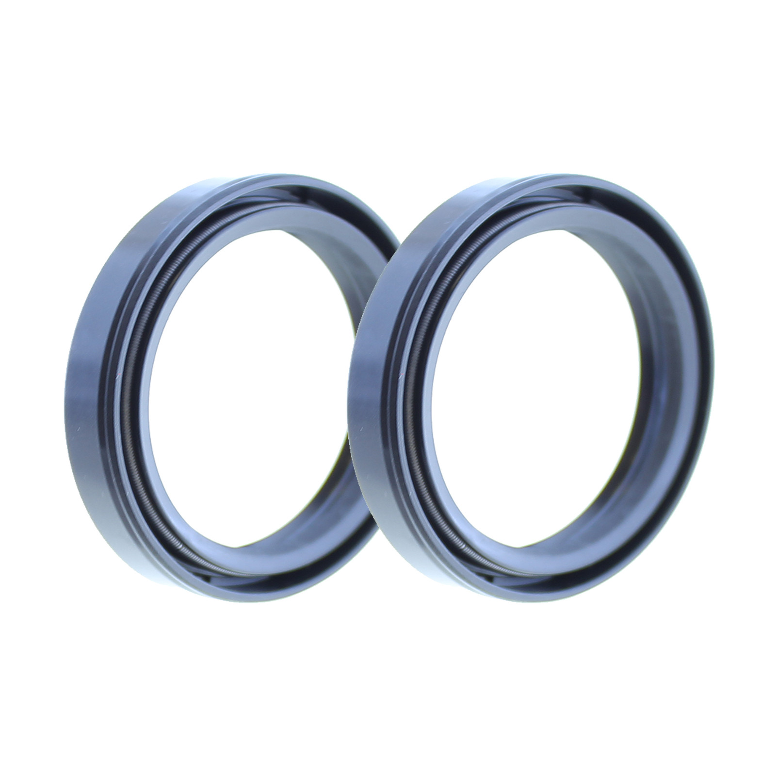 Rotary Shaft TC Oil Seal 42x55x7 NBR Double Lip with Garter Spring [Set of 2]