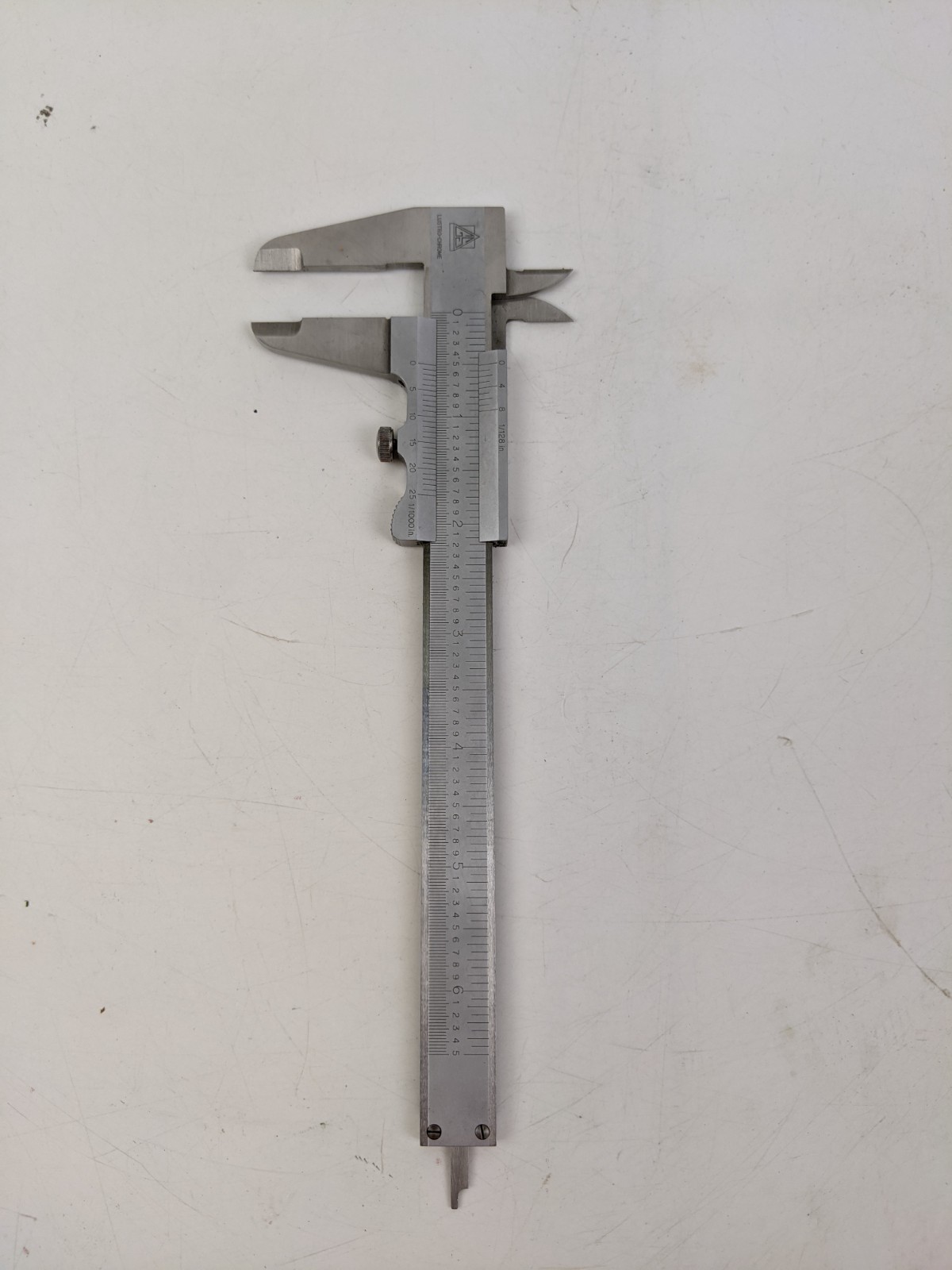 VINTAGE GS LUSTRO-CHROME 6" VERNIER CALIPER Made in Germany
