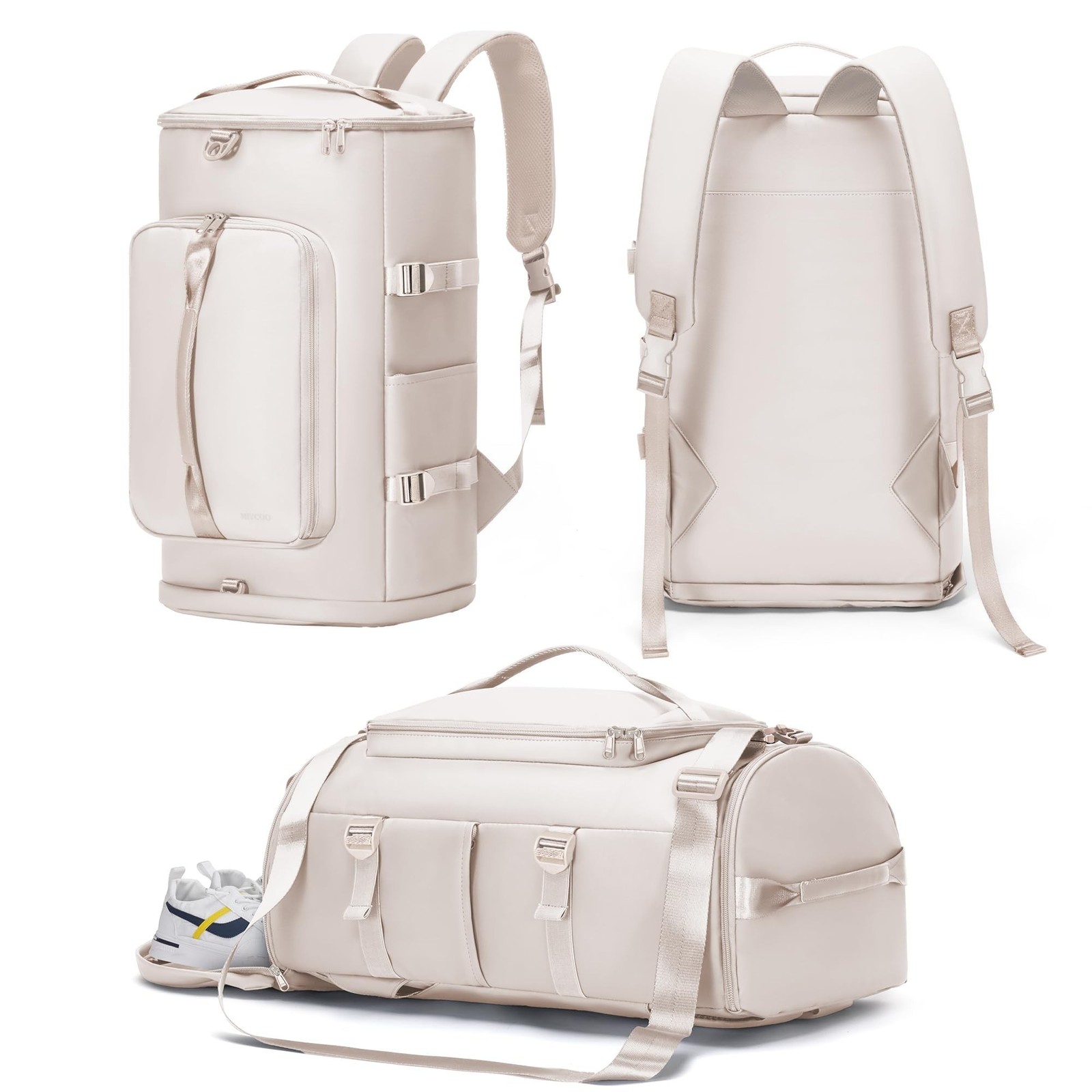 MIYCOO Gym Bag with Shoes Compartment and Wet Pocket - Sports Duffle for Men ...