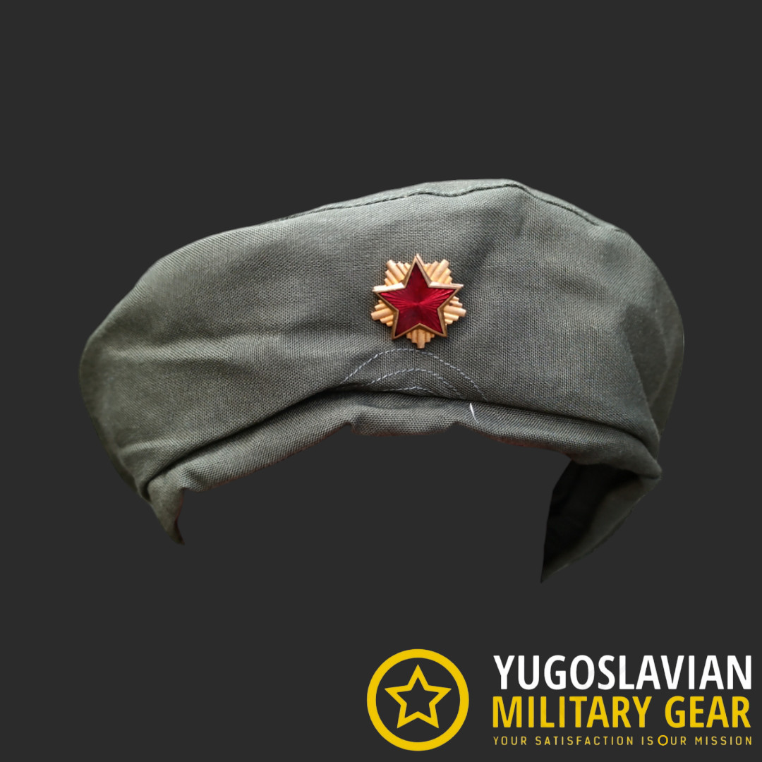 Yugoslavia/Serbia/Balkan JNA/YPA/VJ Army Grey/SMB Officer Red Star Beret
