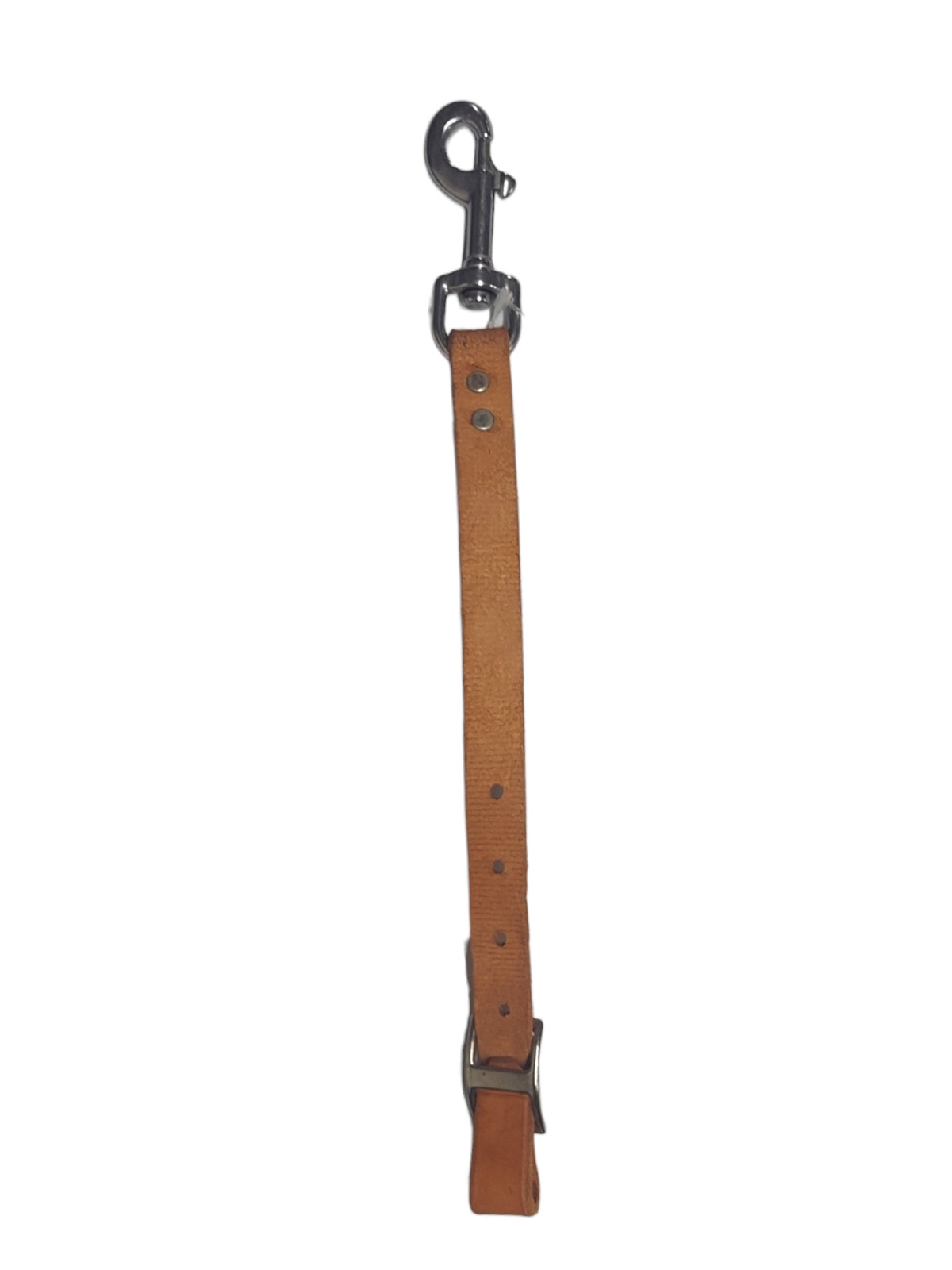 HR Saddlery 3/4 Adjustable Leather Cinch Connector Strap with Snap