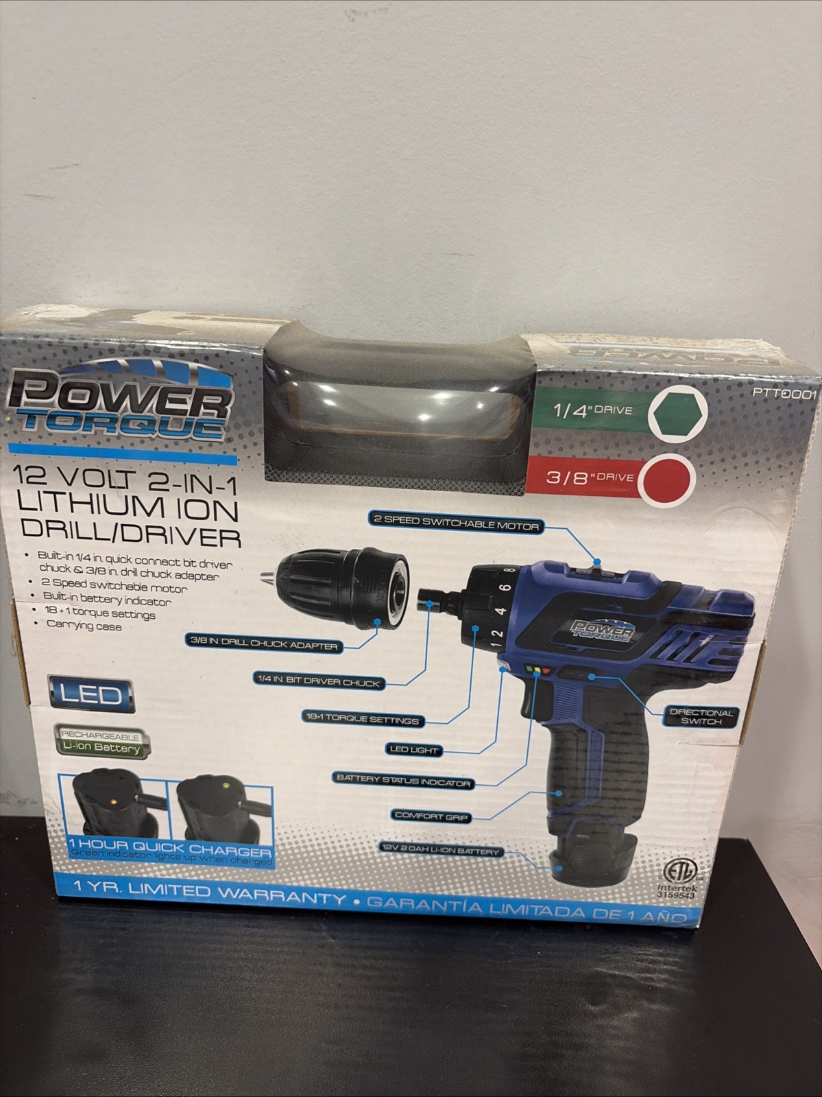 Drill PTT0001 CORDLESS DRILL **NEW** (WBP013632)