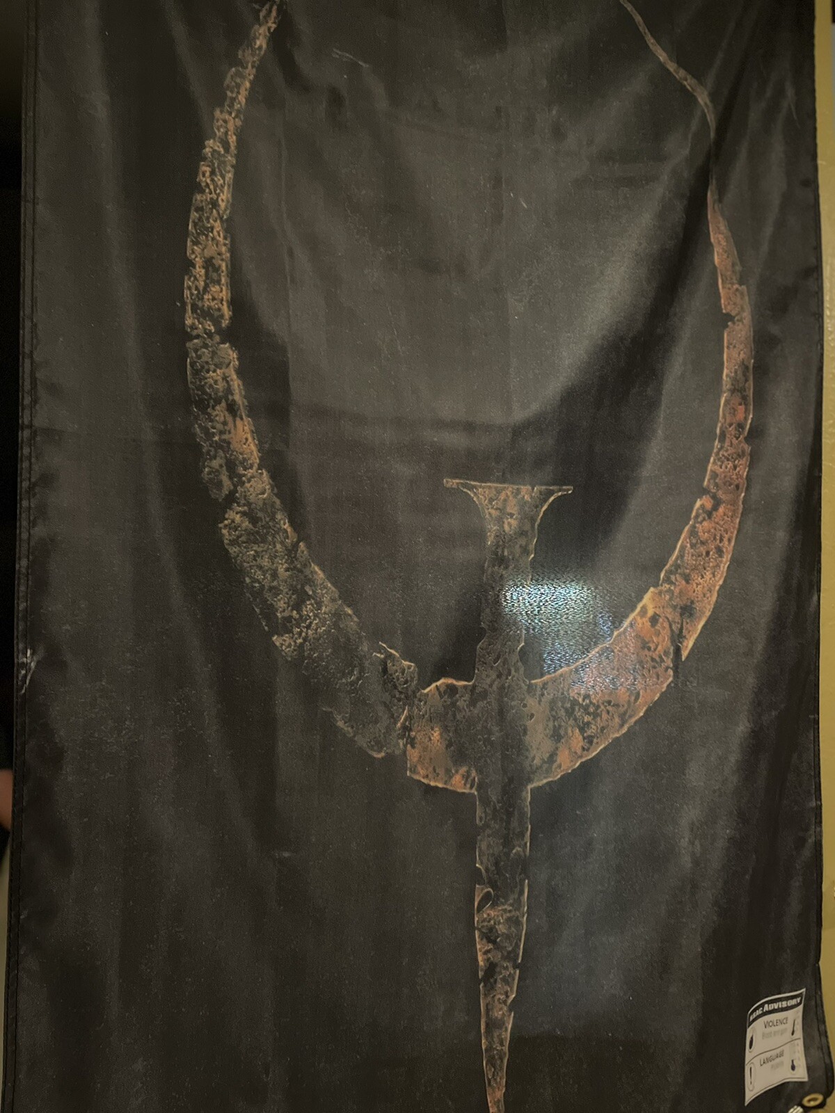 QUAKE 5ft Flag PC 1996 id Software Banner Poster