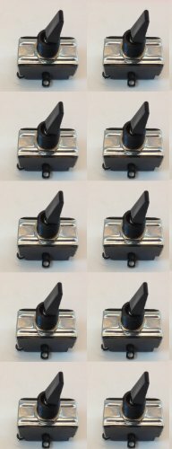 15 AMP ON-OFF TOGGLE SWITCH BLACK MEDIUM DUTY