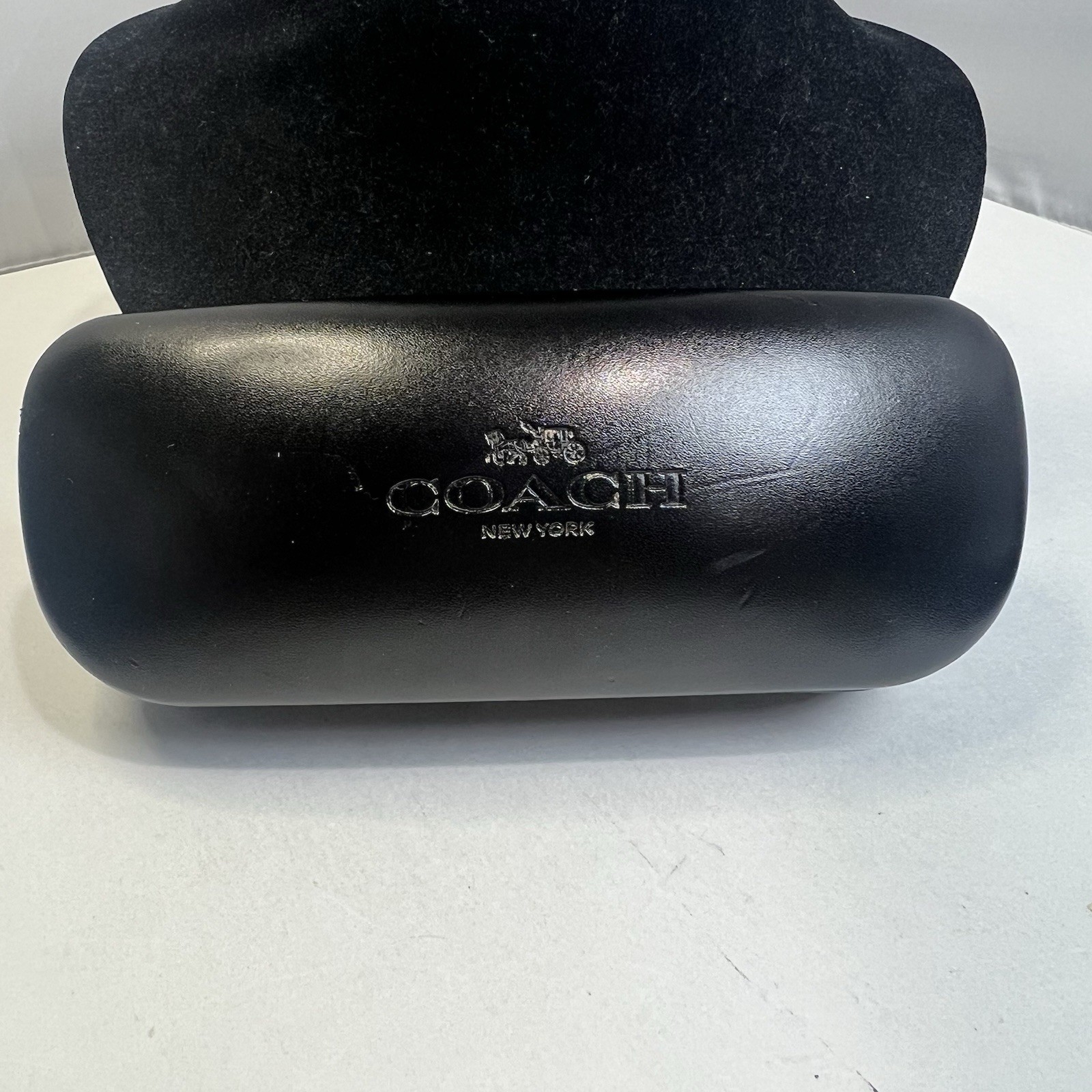 Coach New York Glasses Sunglasses Hard Shell Protective Clam Case