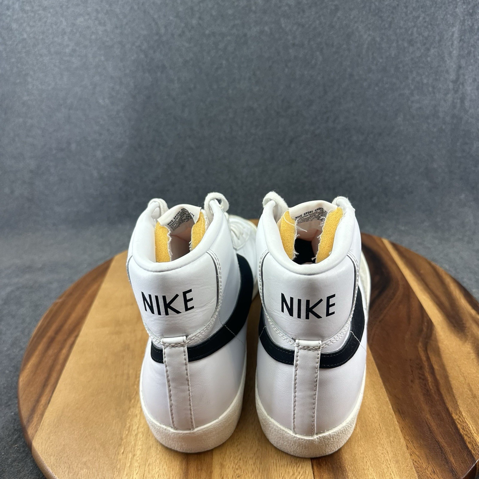 Nike Blazer Mid 77 Men's 13 Shoes Vintage Retro Style BQ6806-100 White Black