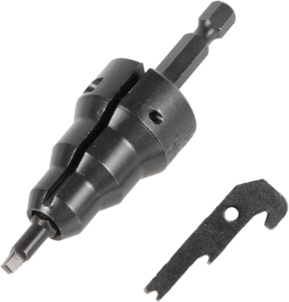 Power Conduit Reamer with Improved Bit Retention, 1/2-, 3/4- and 1-Inch,