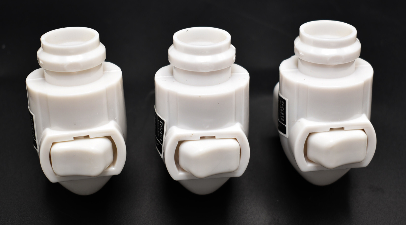 3-Pack: Night Light Base / Socket / Plug - Standard On/Off Switch DIY Crafts