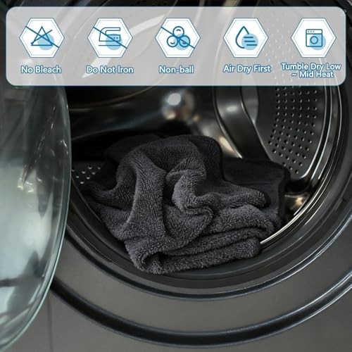 4 Pack Car Drying Towel 48" x 24" Extra Large Microfiber Towels for Car,