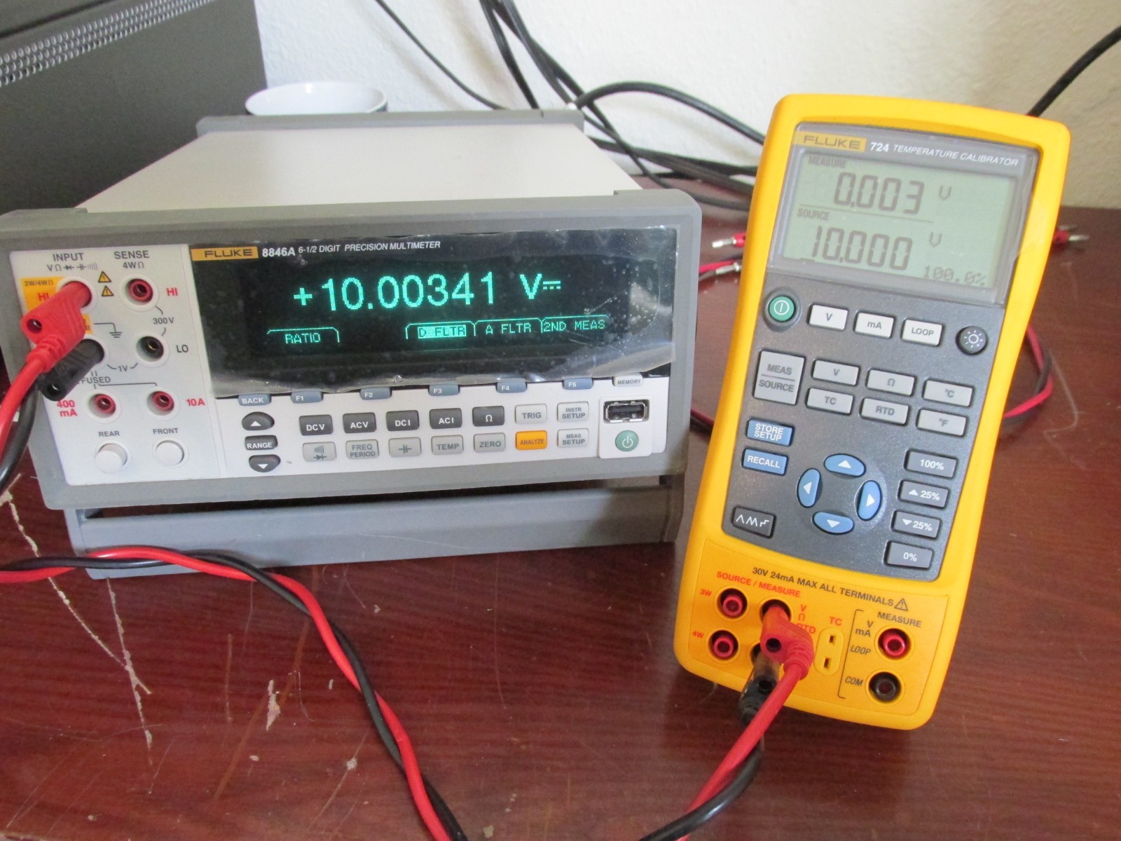 Fluke 724 Temperature Calibrator **TESTED to Fluke Performance Verification**