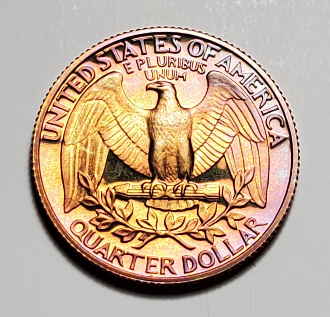 TONED 1980 S WASHINGTON QUARTER PROOF UNC #C2033