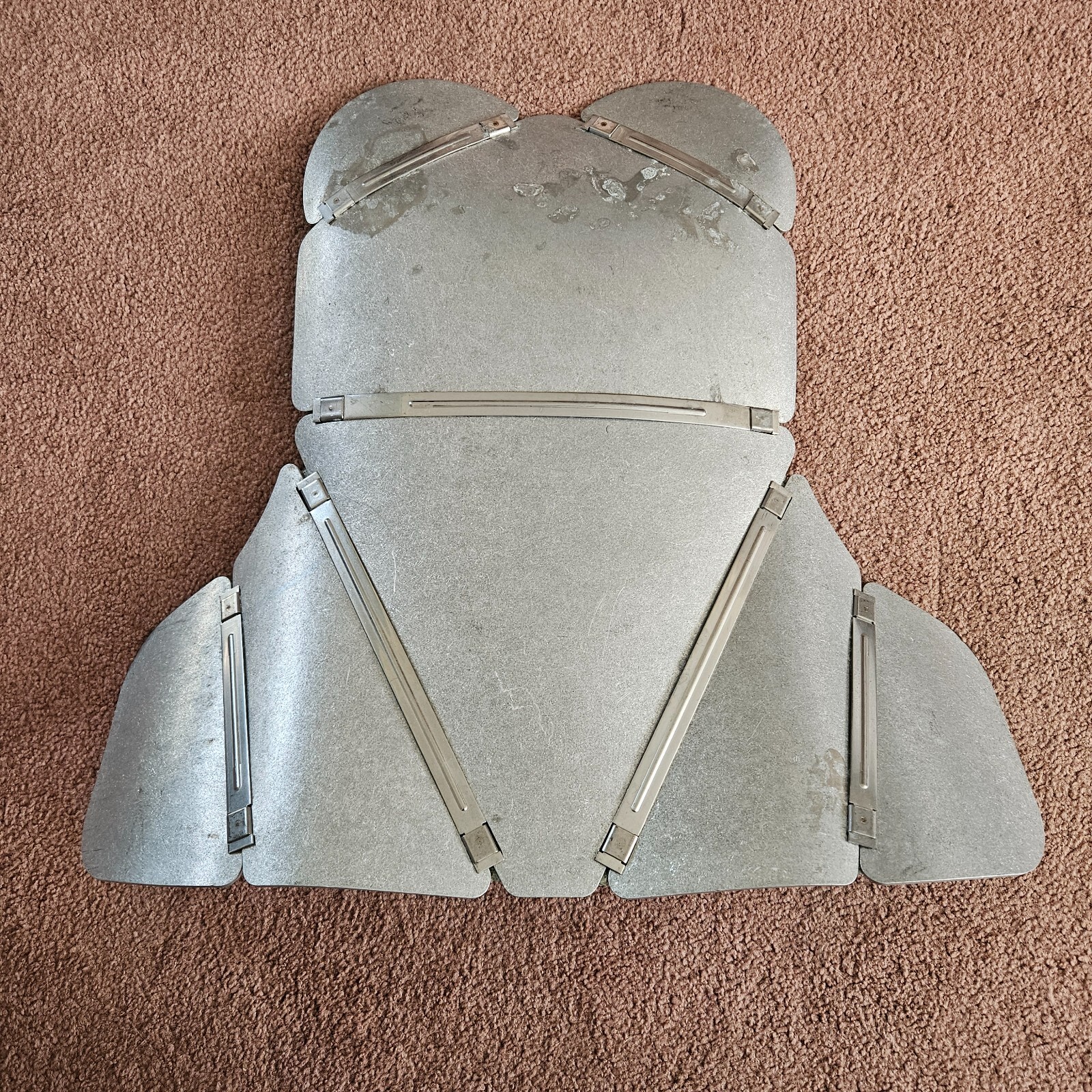 Metal (aluminum)  stab proof gear, body armor