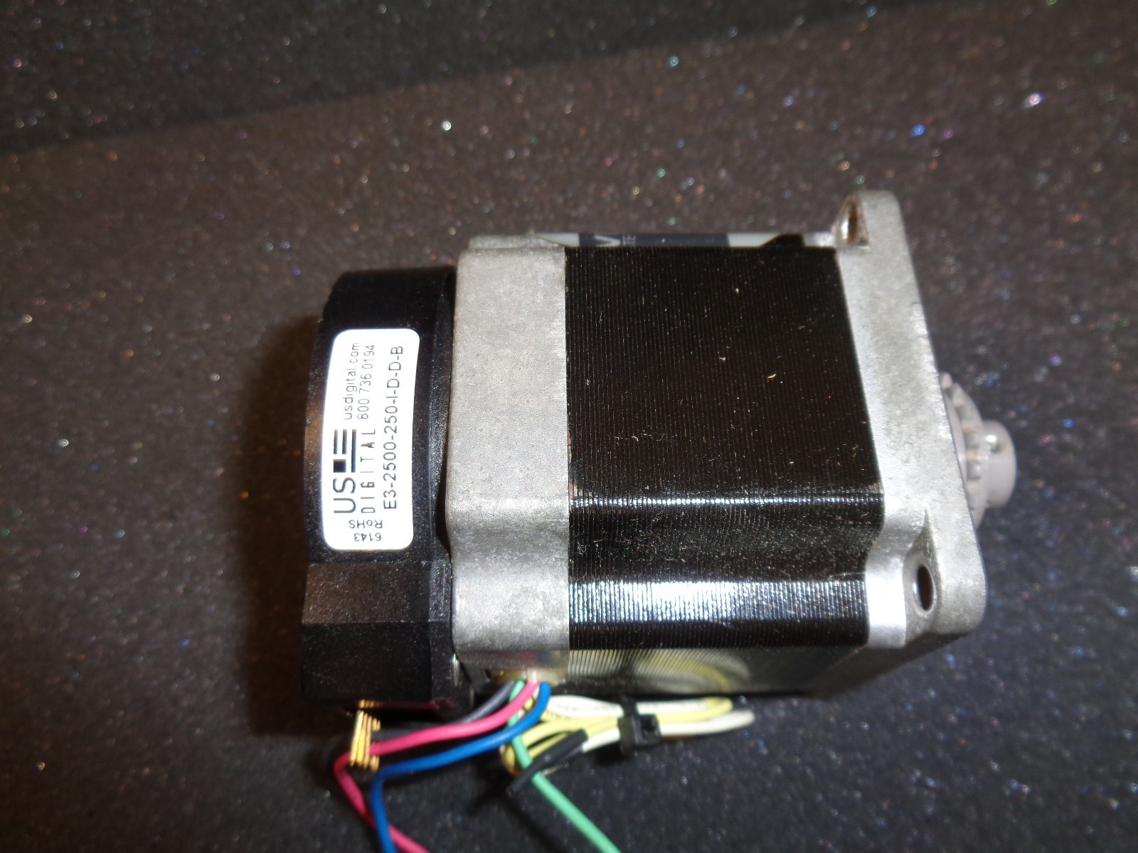 VEXTA PK266-01B Dual Shaft Stepper Motor 1/8" Step W/E3-2500-250IDDB Encoder