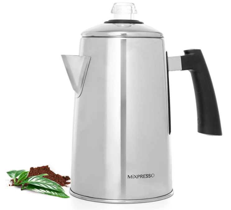 Stovetop Coffee Percolator 12 Cup Stainless Steel Coffee Percolator