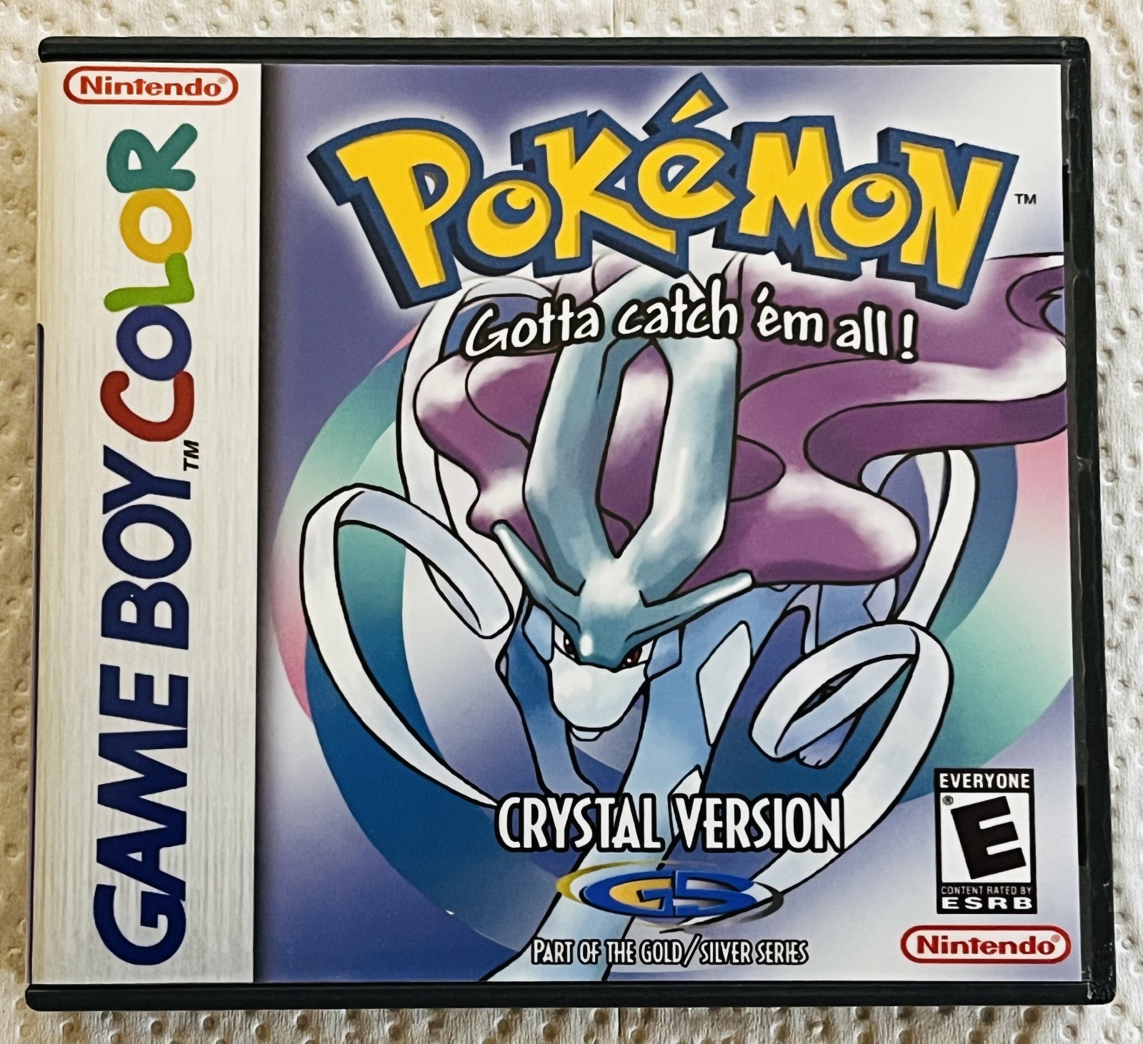 Pokemon Crystal Version Case Only Game Boy Box Pokémon Nintendo DS Case Sized