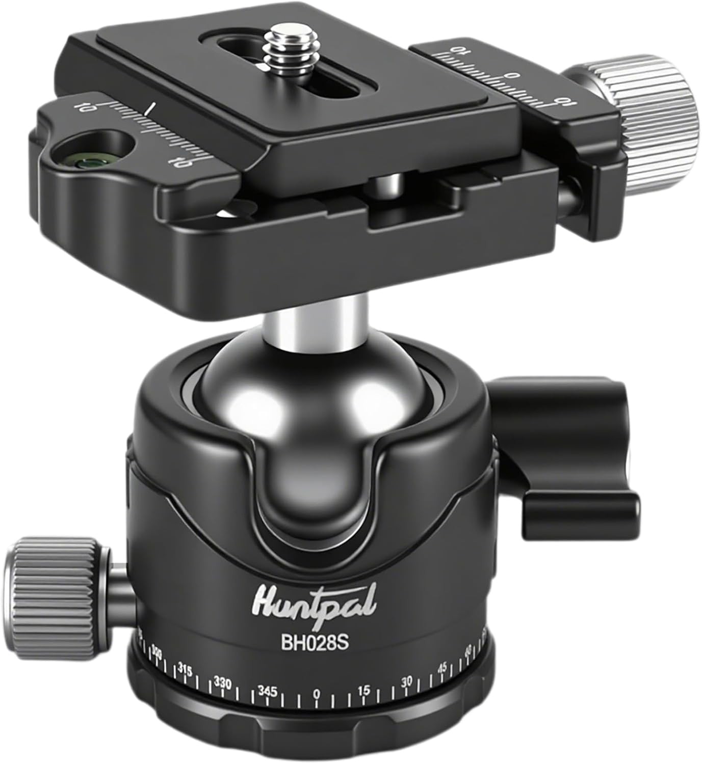 HUNTPAL Tripod Ball Head Mount for Rifle Shooting Sticks Stands Gun Black