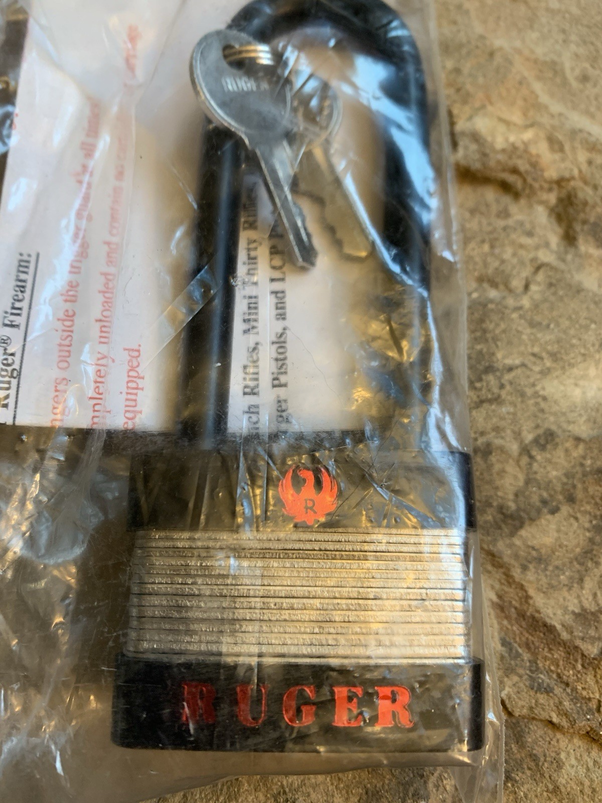 Ruger Firearms Padlock. 50mm. New.