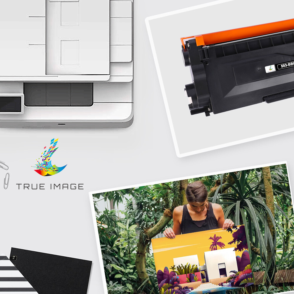 2Pack E515 Toner Cartridge For Dell E310dw E514dw Multifunction Printer