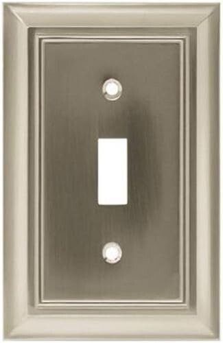 Switch Plate Toggle Wall Plate Architectural Nickel